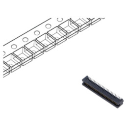 Conector: PCB-PCB; tată; PIN: 50; 1,27mm; TFC; gold flash; SMT; soclu