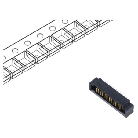 Conector: PCB-PCB; soclu; UPT; tată; PIN: 6; drept; 3,81mm; THT; aurit