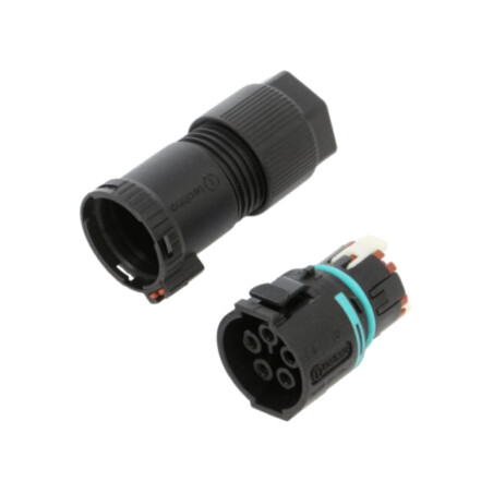 Conector: alimentare AC; clichet; mamă; TH389; 23mm; 0,25÷1,5mm2