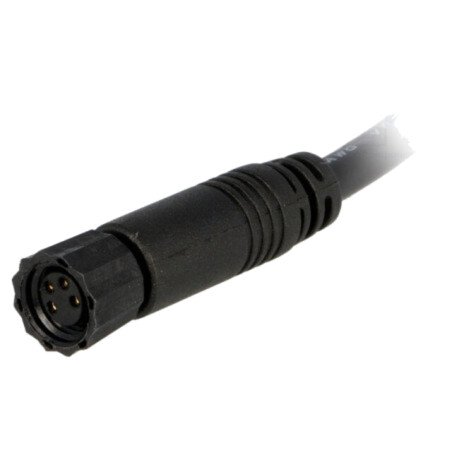 Conector: M8; 1m; mamă; PIN: 4; drept; cu manşon,cu cabluri; mufă