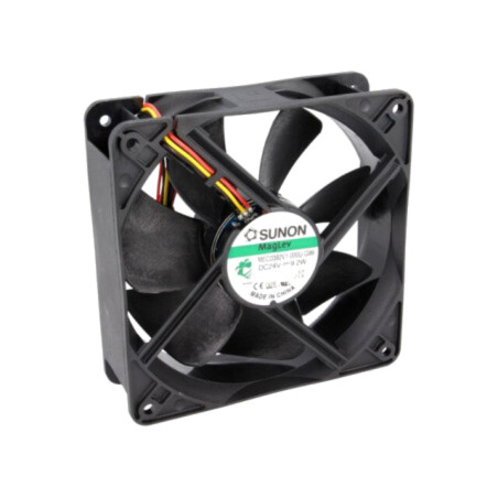 Ventilator: DC; axial; 24VDC; 120x120x38mm; 234,46m3/h; 44,5dBA