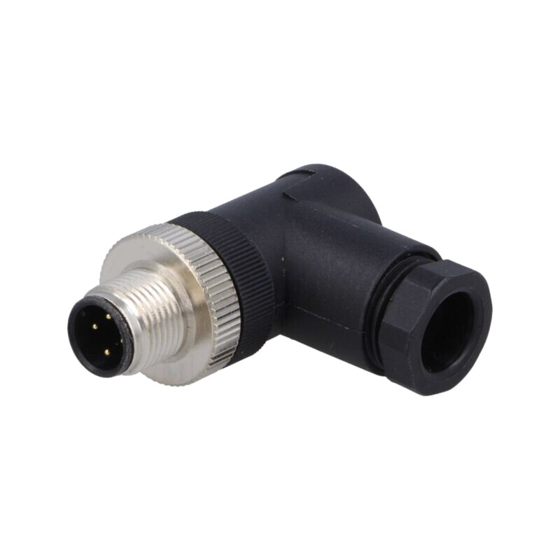 Conector: M12; mufă; PIN: 4; tată; cod D-Ethernet; pe cablu; 250V; 4A