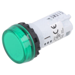 Lumină de control; 22mm; YW; -20÷55°C; Ilum: LED; Ø22,5mm; IP65