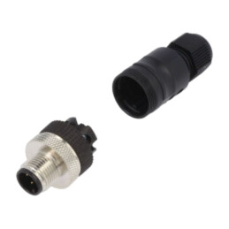 Conector: M12; mufă; PIN: 4; tată; cod A-DeviceNet / CANopen; IP67