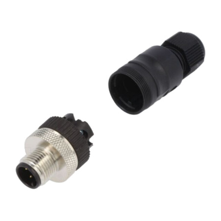 Conector: M12; mufă; PIN: 4; tată; cod A-DeviceNet / CANopen; IP67