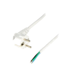 Cablu; 3x1,5mm2; CEE 7/7 (E/F) ştecăr în unghi,cabluri; PVC; 3m