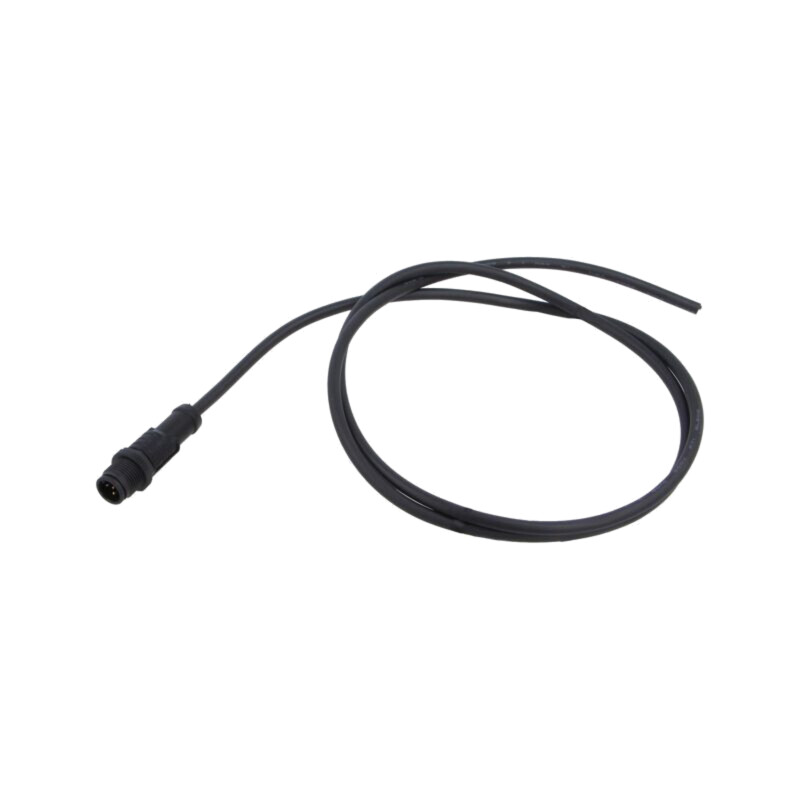 Conector: M12; mufă; tată; drept; Placare: aurit; cabluri; PIN: 5