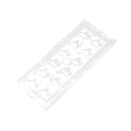 Lentilă LED; dreptunghiulară; transparentă; H: 9,17mm