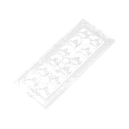 Lentilă LED; dreptunghiulară; transparentă; H: 9,17mm