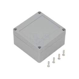 Carcasă: universală; X: 100mm; Y: 100mm; Z: 55mm; ABS; gri închis