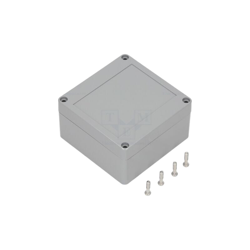 Carcasă: universală; X: 100mm; Y: 100mm; Z: 55mm; ABS; gri închis Carcasă: universală; X: 100mm; Y: 100mm; Z: 55mm; ABS; gri închis