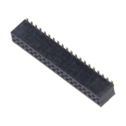 Conector: şiruri pini; tată; PIN: 40; 1,27mm; aurit; SMT; soclu; rolă