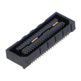 Conector: PCB-PCB; mamă; PIN: 40; 0,8mm; QSE; gold flash; SMT; soclu