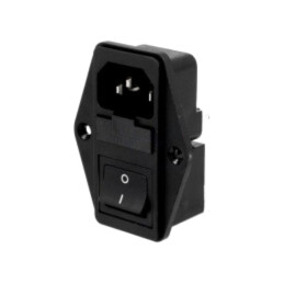 Conector: alimentare AC; soclu; tată; 10A; 250VAC; IEC 60320; 6765