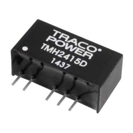 Convertor: DC/DC; 2W; Uintr: 21,6÷26,4VDC; Uieş: 15VDC; Iieş: 65mA