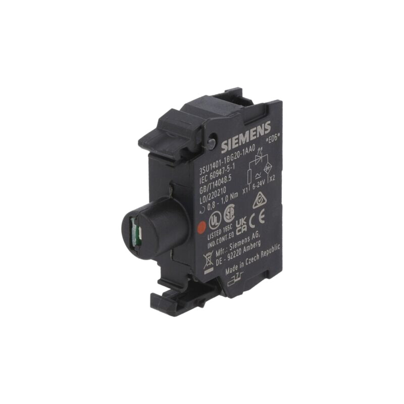 Element de iluminare; 22mm; 3SU1.5; -25÷70°C; Ilum: LED; frontală