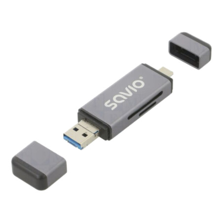 Cititor card: memorie; USB A mufă,USB B micro mufă,USB C mufă