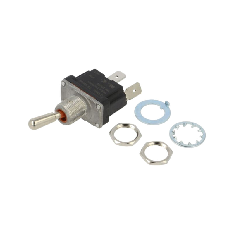 Comutator: basculant; Poz: 2; SPST; OFF-ON; 16A/250VAC; 16A/30VDC