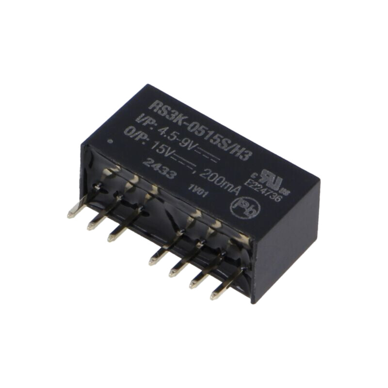 Convertor: DC/DC; 3W; Uintr: 4,5÷9VDC; Uieş: 15VDC; Iieş: 200mA; SIP8