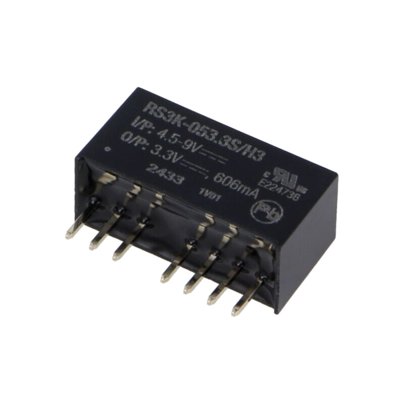 Convertor: DC/DC; 3W; Uintr: 4,5÷9VDC; Uieş: 3,3VDC; Iieş: 910mA