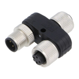 M12 adapter FY-M12D-04F-M12D-04F-Q-0100