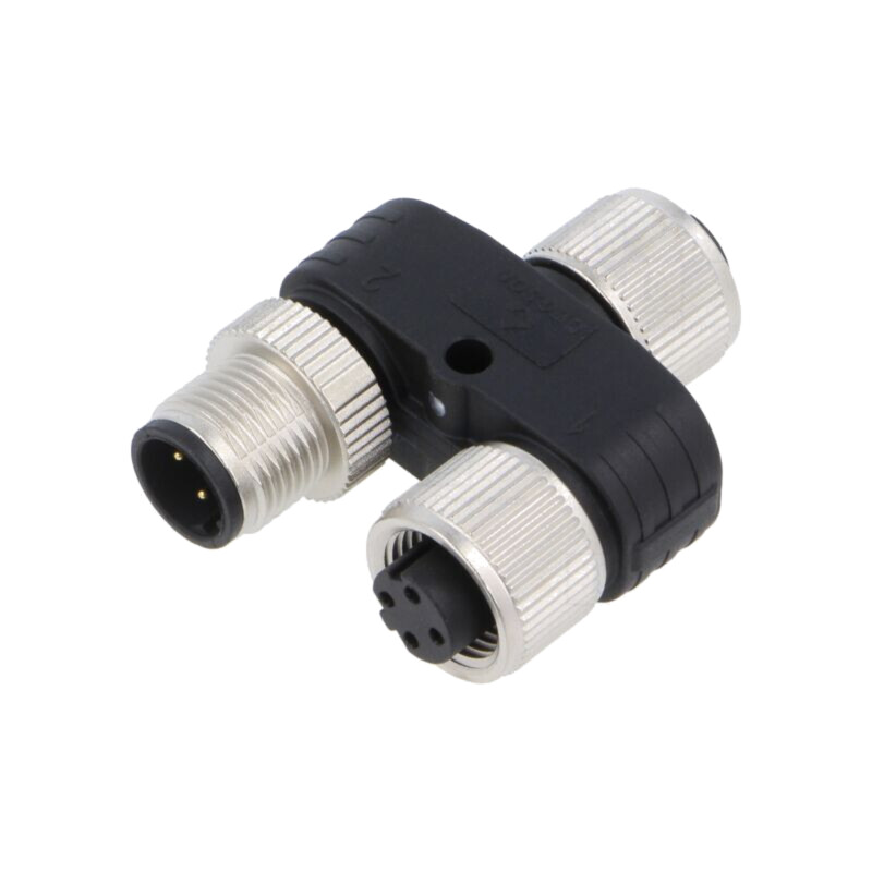 M12 adapter FY-M12D-04F-M12D-04F-Q-0100