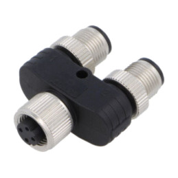 M12 adapter FY-M12D-04F-M12D-04M-T-0100