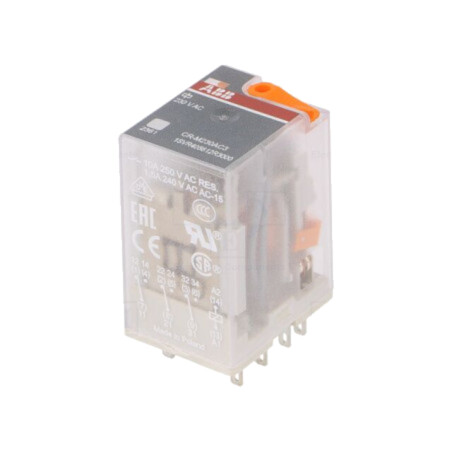 Releu: electromagnetic; 3PDT; Ubobină: 230VAC; Icontacte max: 10A