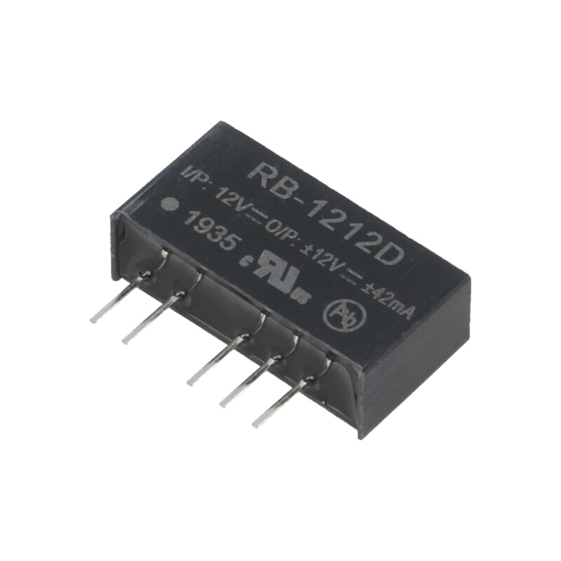Convertor: DC/DC; 1W; Uintr: 10,8÷13,2VDC; Uieş: 12VDC; Iieş: 42mA