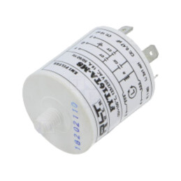 Filtru: anti-interferenţe; alimentare; 250VAC; Cx: 0,47uF; Cy: 10nF