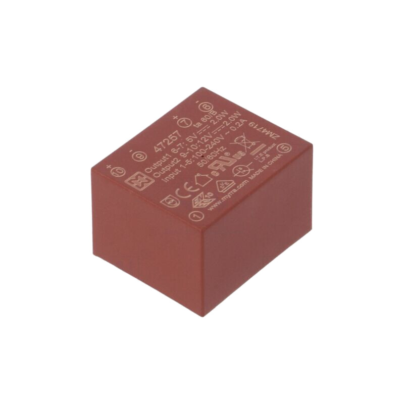 Convertor: AC/DC; 4W; Uintr: 85÷265VAC,120÷370VDC; Uieş: 5VDC; 68% Convertor: AC/DC; 4W; Uintr: 85÷265VAC,120÷370VDC; Uieş: 5VDC; 68%