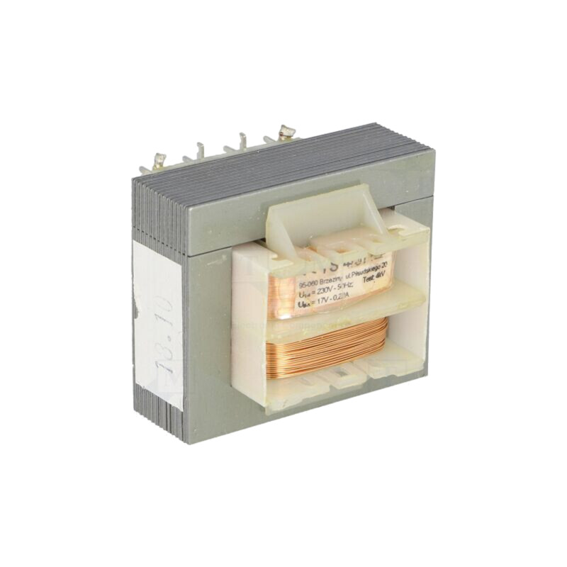 Transformator: alimentare; 4VA; 230VAC; 17V; 220mA; cu şurub; IP00