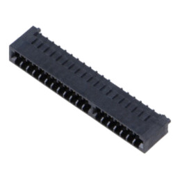 Conector: de margine; PIN: 40; 1mm; aurit; SMT; pentru PCB