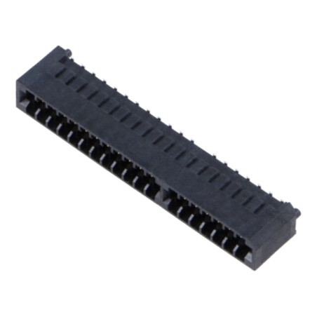 Conector: de margine; PIN: 40; 1mm; aurit; SMT; pentru PCB