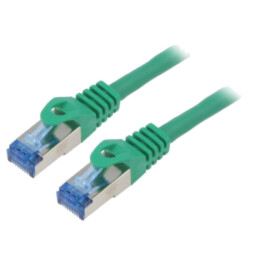 Patch cord; S/FTP; 6a; litat; CCA; LSZH; verde; 20m; 26AWG; Fire: 8