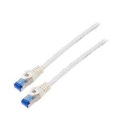 Patch cord; S/FTP; 6a; litat; CCA; LSZH; alb; 20m; 26AWG; Fire: 8