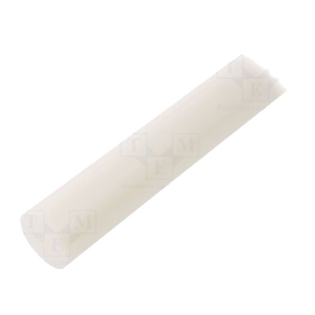 Tijă; Ø: 20mm; L: 500mm; naturală; extrudate; manşon