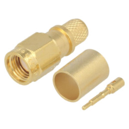 Conector: SMA; mufă; tată; drept; 50Ω; B7808A,CNT-240,H155,LMR240