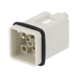 Conector: HDC; inserturi de contact; tată; S-Q12/0; PIN: 13; 12+PE
