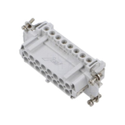 Conector: HDC; inserturi de contact; mamă; JNE; PIN: 16; 16+PE; 16A