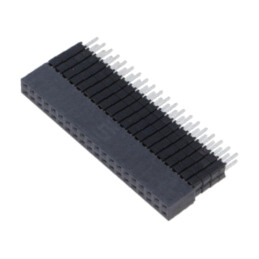 Conector: şiruri pini; tată; PIN: 40; 2,54mm; cositorit; THT; soclu