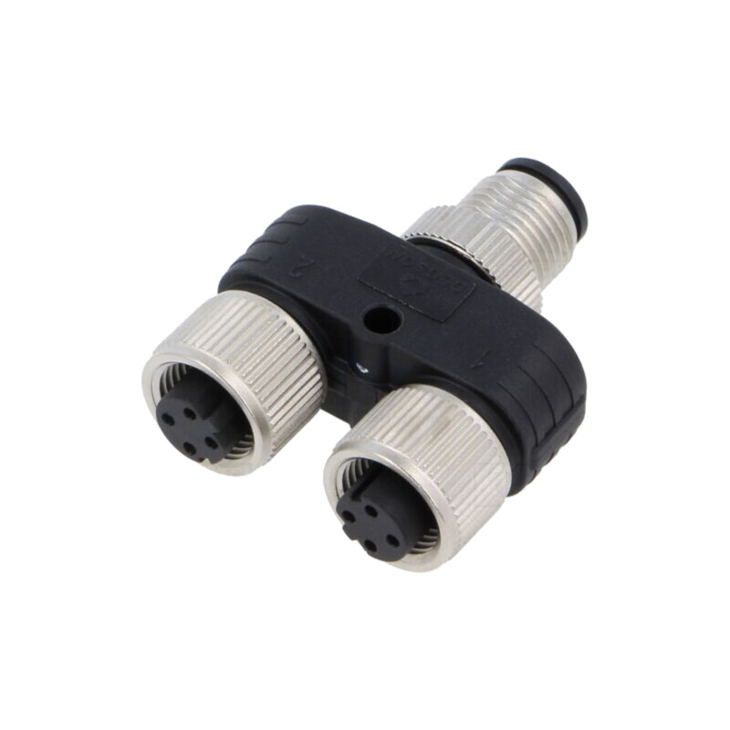 M12 adapter FY-M12D-04M-M12D-04F-T-0100