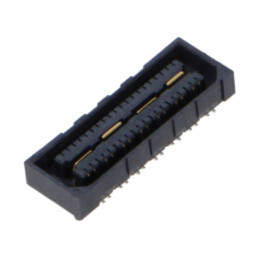 Conector: PCB-PCB; mamă; PIN: 28; 0,8mm; QSE; gold flash; SMT; soclu