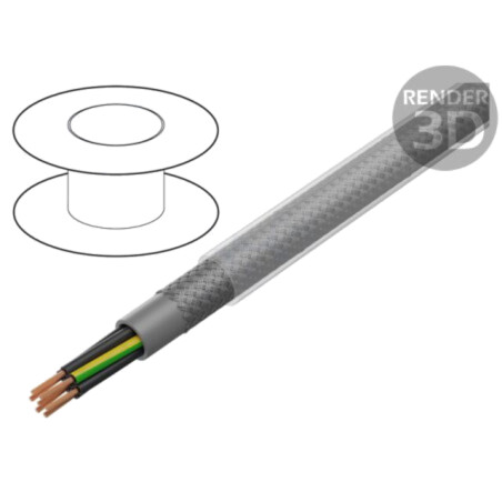 Cablu; ÖLFLEX® CLASSIC 110 SY; 4G4mm2; PVC; transparent; CPR: Eca