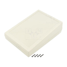 Carcasă: desktop; X: 134mm; Y: 189mm; Z: 54,6mm; ABS; gri deschis