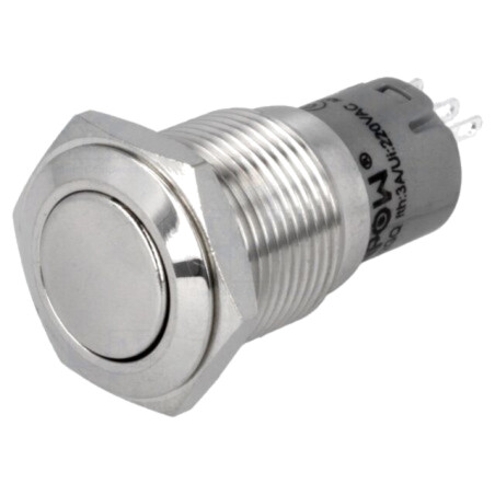 Comutator: anti-vandalism; Poz: 2; SPDT; 0,5A/220VAC; 1A/24VDC