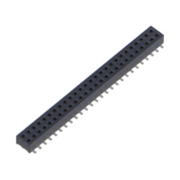 Conector: şiruri pini; mamă; PIN: 52; 1,27mm; aurit; SMT; soclu
