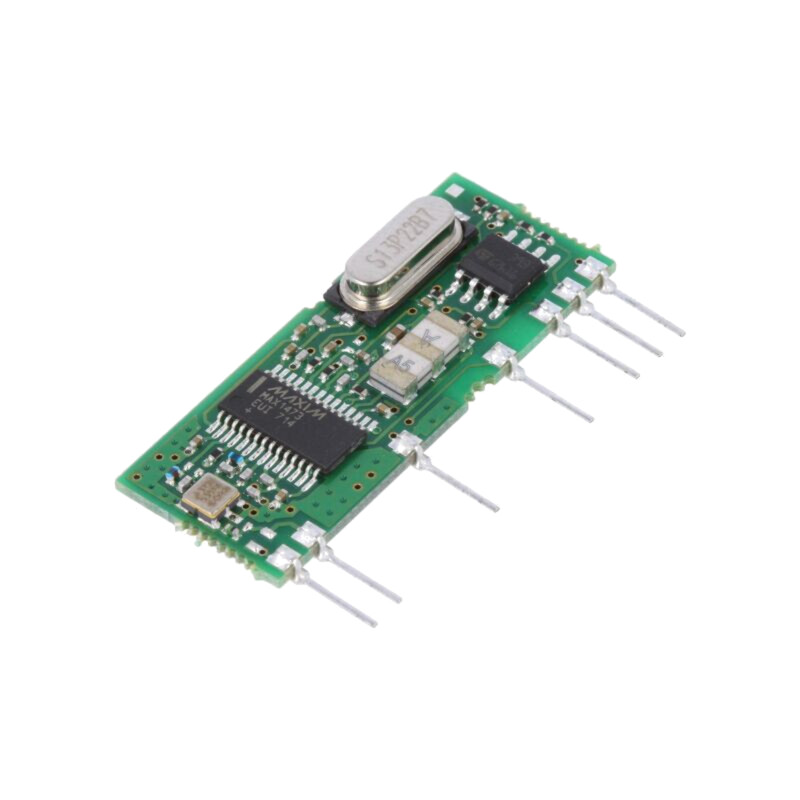 Modul: RF; receptor AM; AM,ASK; 433,92MHz; -113dBm; 5VDC; 7,5mA