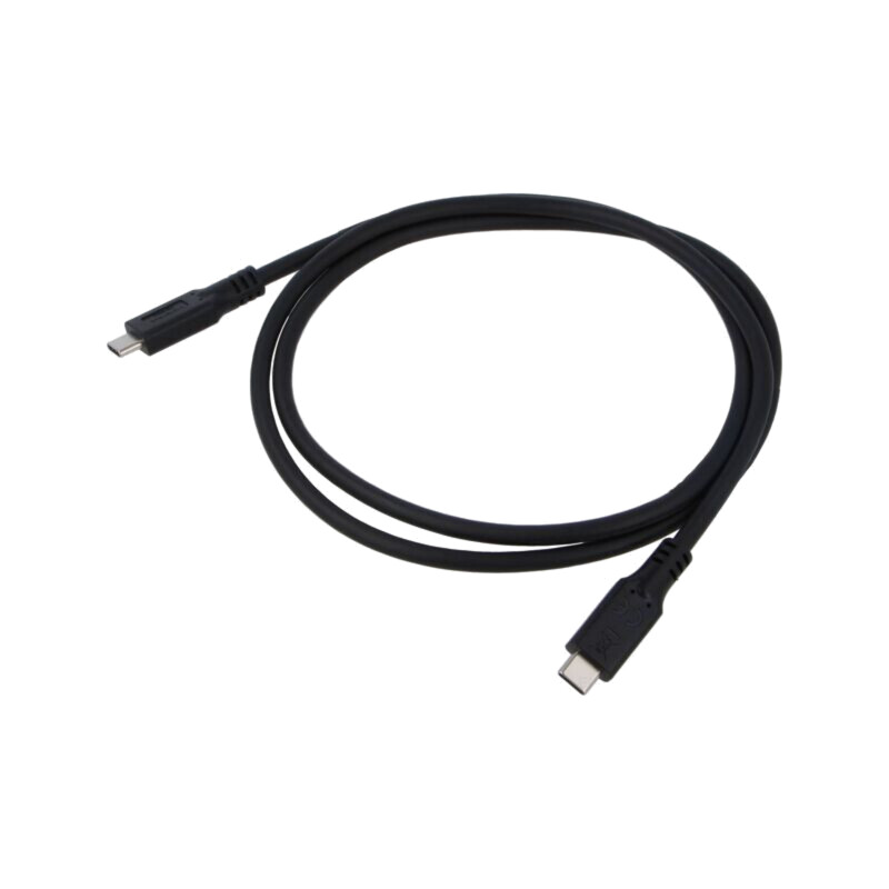 Cablu; USB 3.2; USB C mufă,din ambele părţi; 1m; negru; 10Gbps