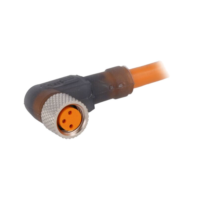 Cablu de conectare; M8; PIN: 3; în unghi; 2m; mufă; 60VAC; 4A; RKMWV